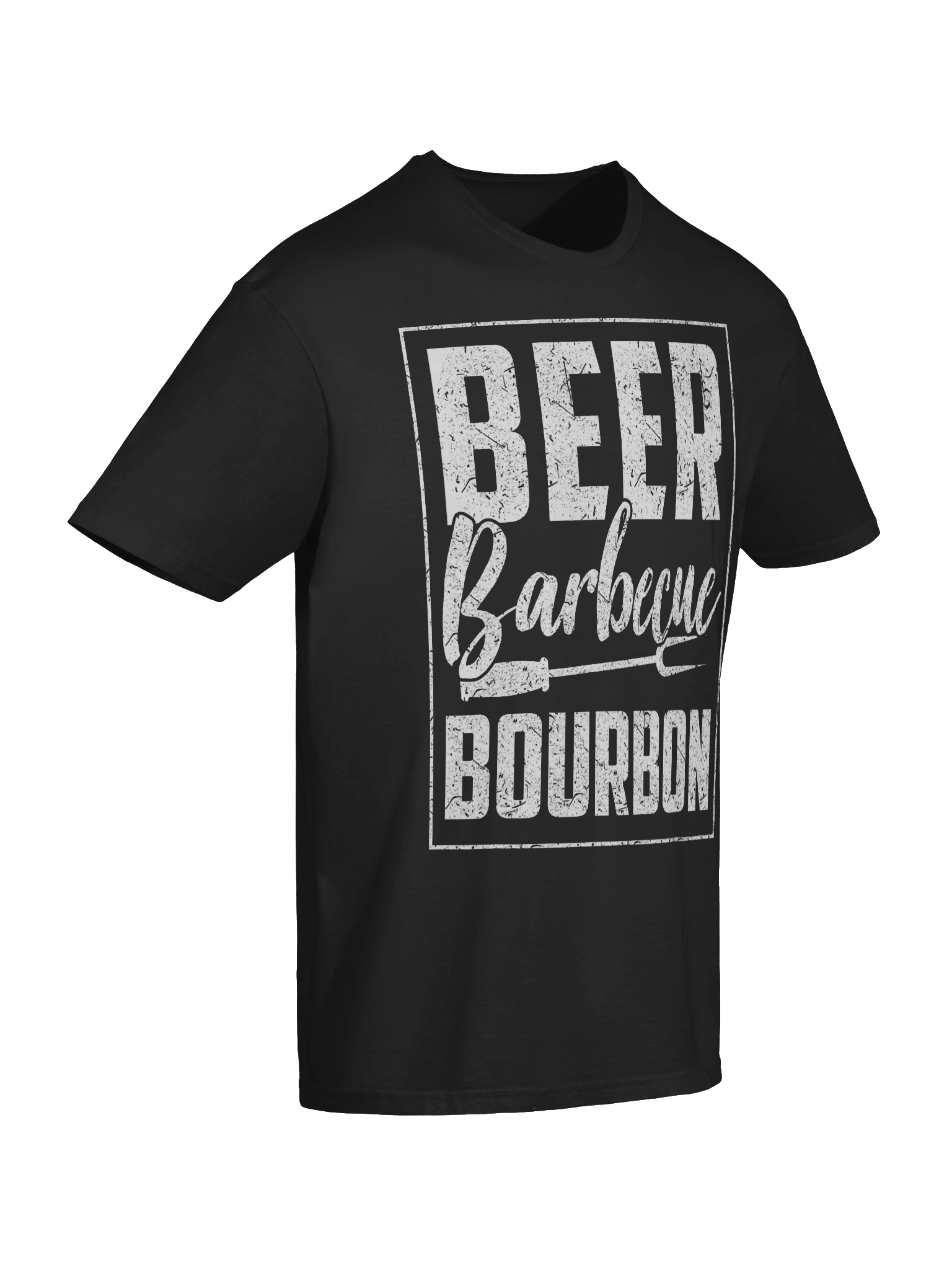 Beer. Barbecue. Bourbon. – Gildan Softstyle Unisex T-Shirt product image (7)