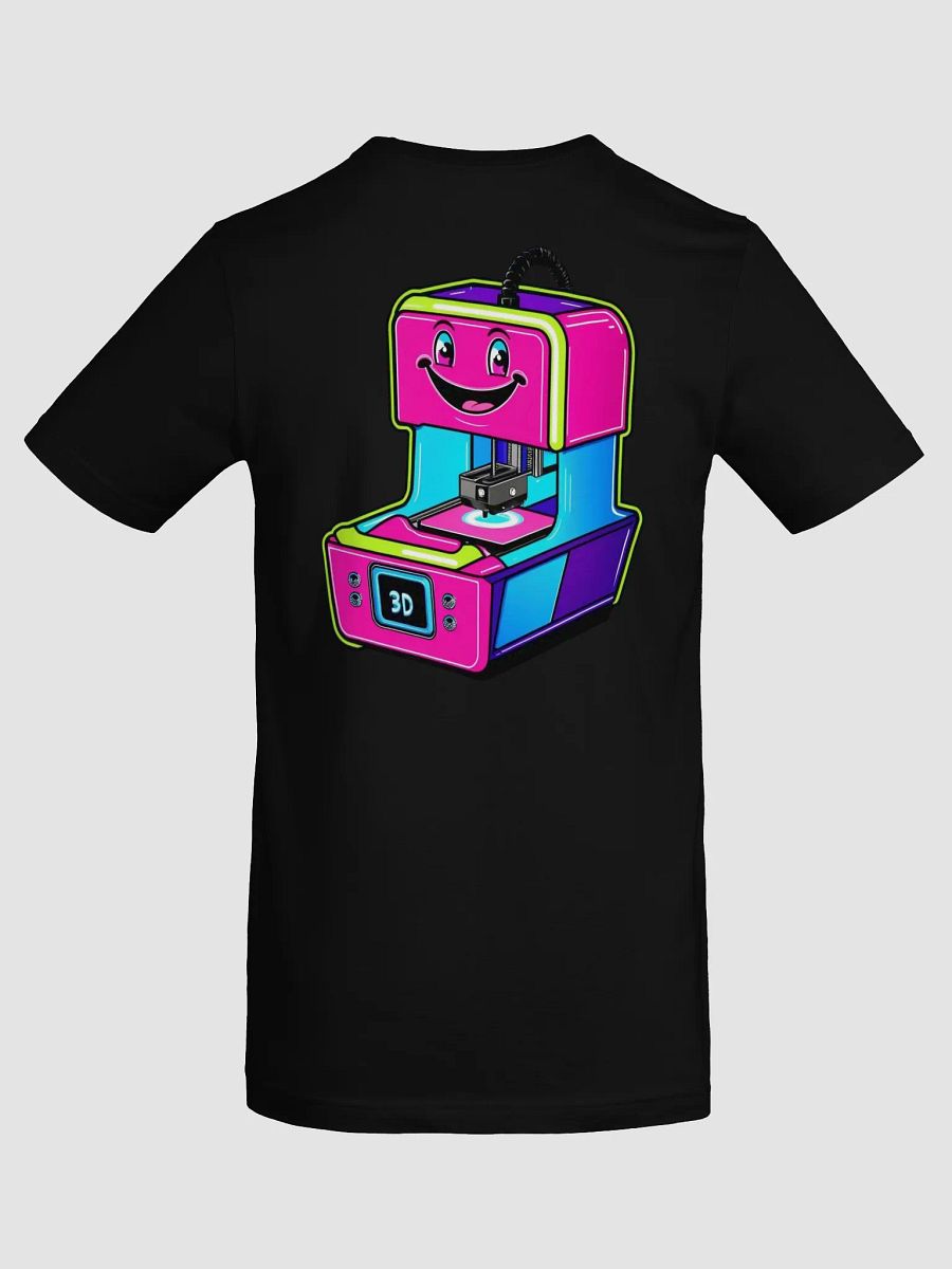 Smiling 3D Printer Cartoon T-Shirt product image (63)