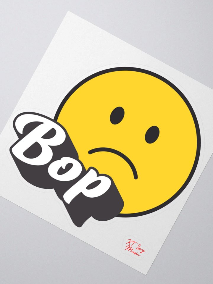 Bop Emoji Kiss Cut Stickers product image (2)