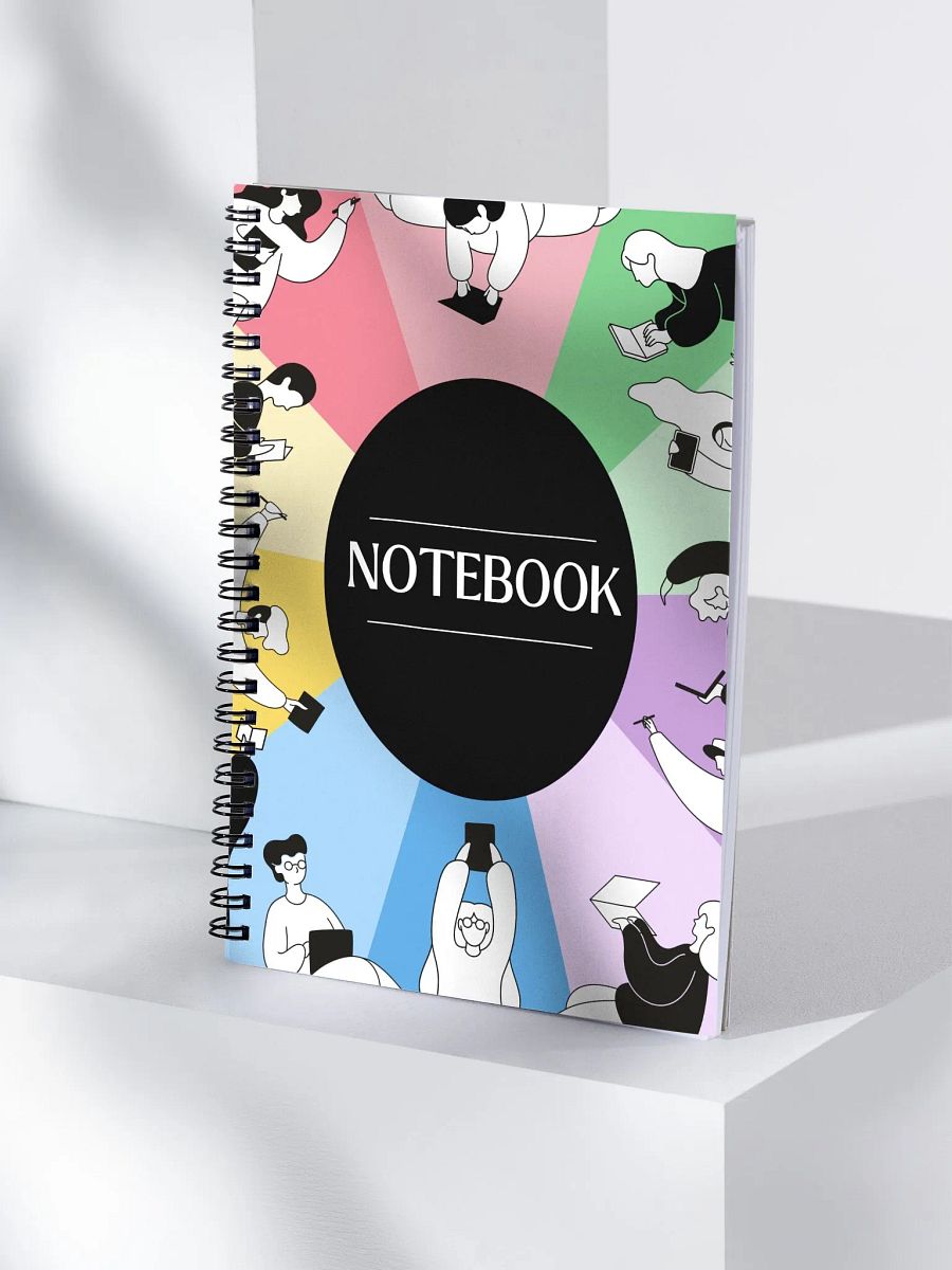Spectrum of Knowledge Spiral Notebook product image (4)