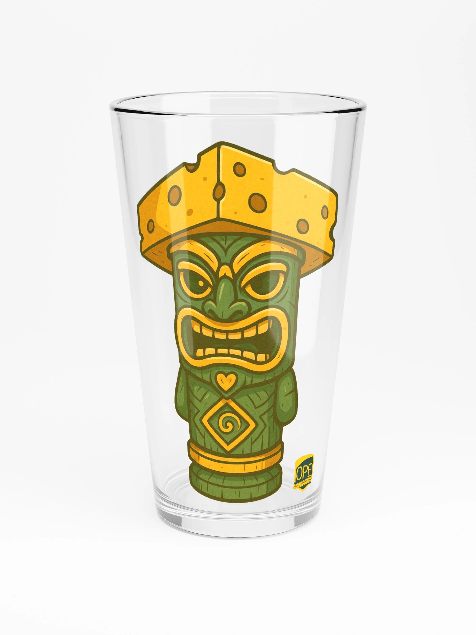 Cheesehead Tiki Shaker Pint Glass product image (3)