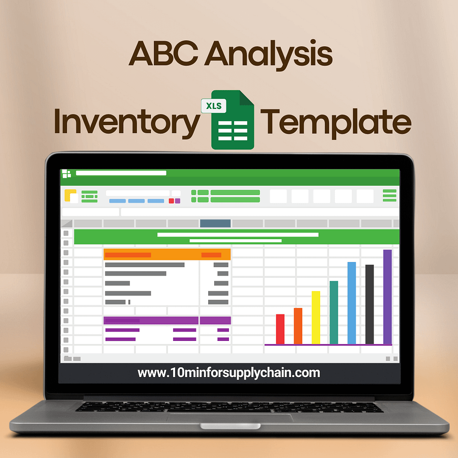 Inventory ABC Analysis Excel Template product image (1)