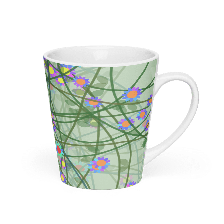 Vibrant Vines Latte Mug product image (3)