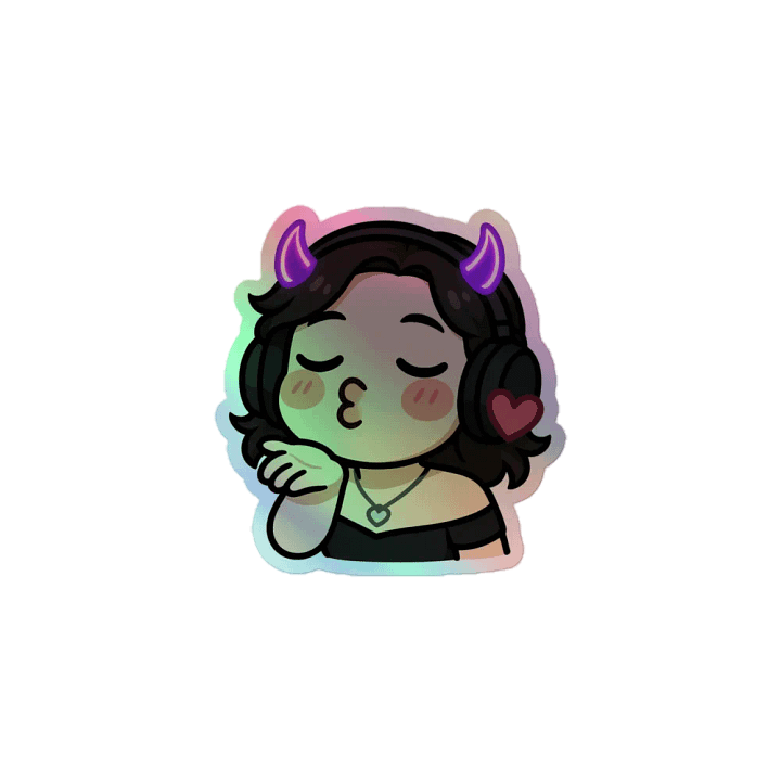 Kitty Kiss Sticker product image (1)