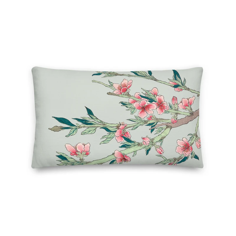 Blossom Branch Pillow - Green Image 2