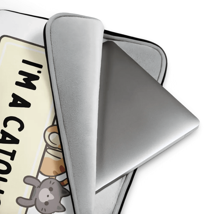 Purr-fectly Punny Laptop Sleeve product image (4)