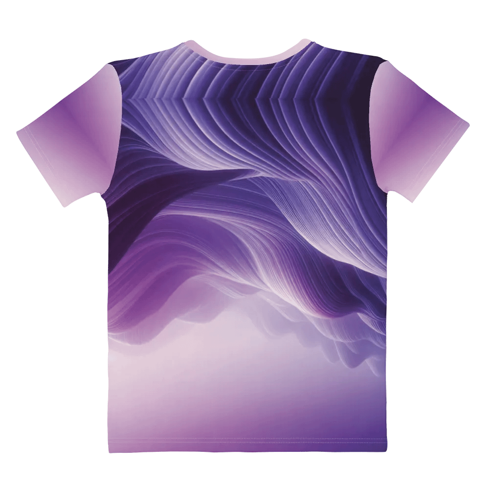 Women's Full-Print-7 Violet Glitch Tee product image (6)