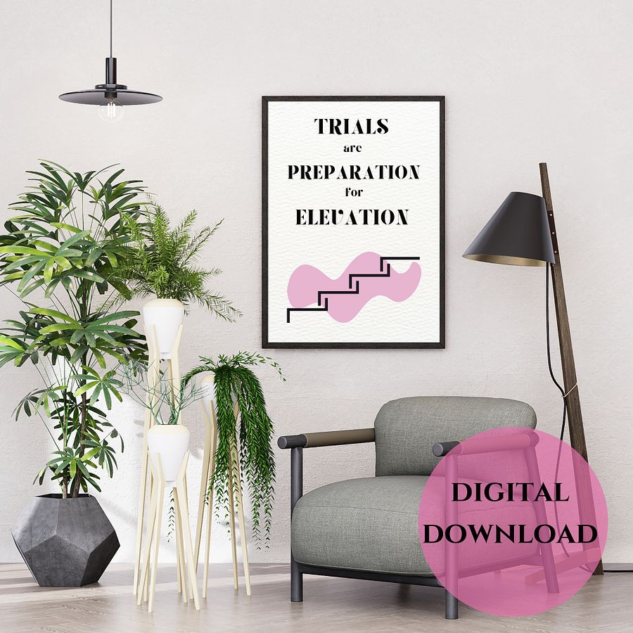 Trials = Preparation Printable Wall Art product image (4)