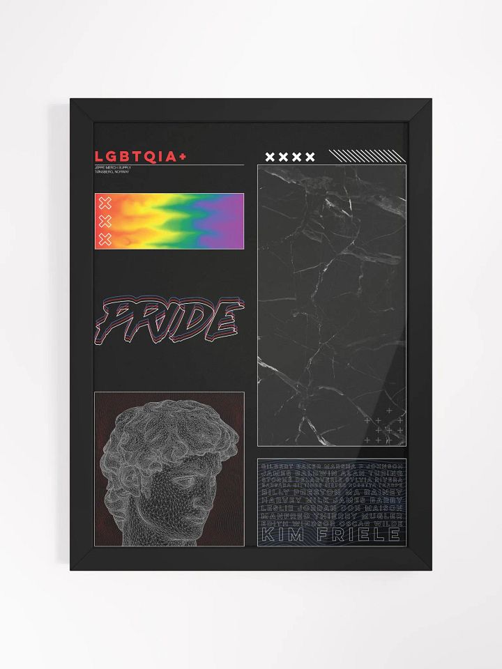LGBTQIA+ Pride Framed Poster product image (3)