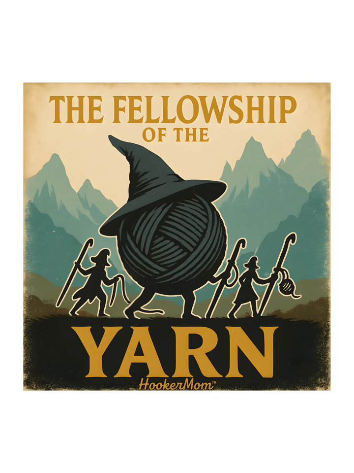 Fellowship of the Yarn™ Sticker – Quest-Approved Chaos product image (1)