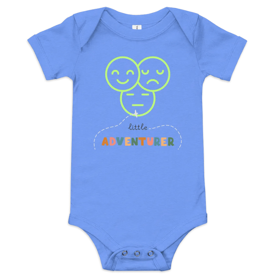 Little Adventurer Smiley Faces Baby Onesie product image (1)