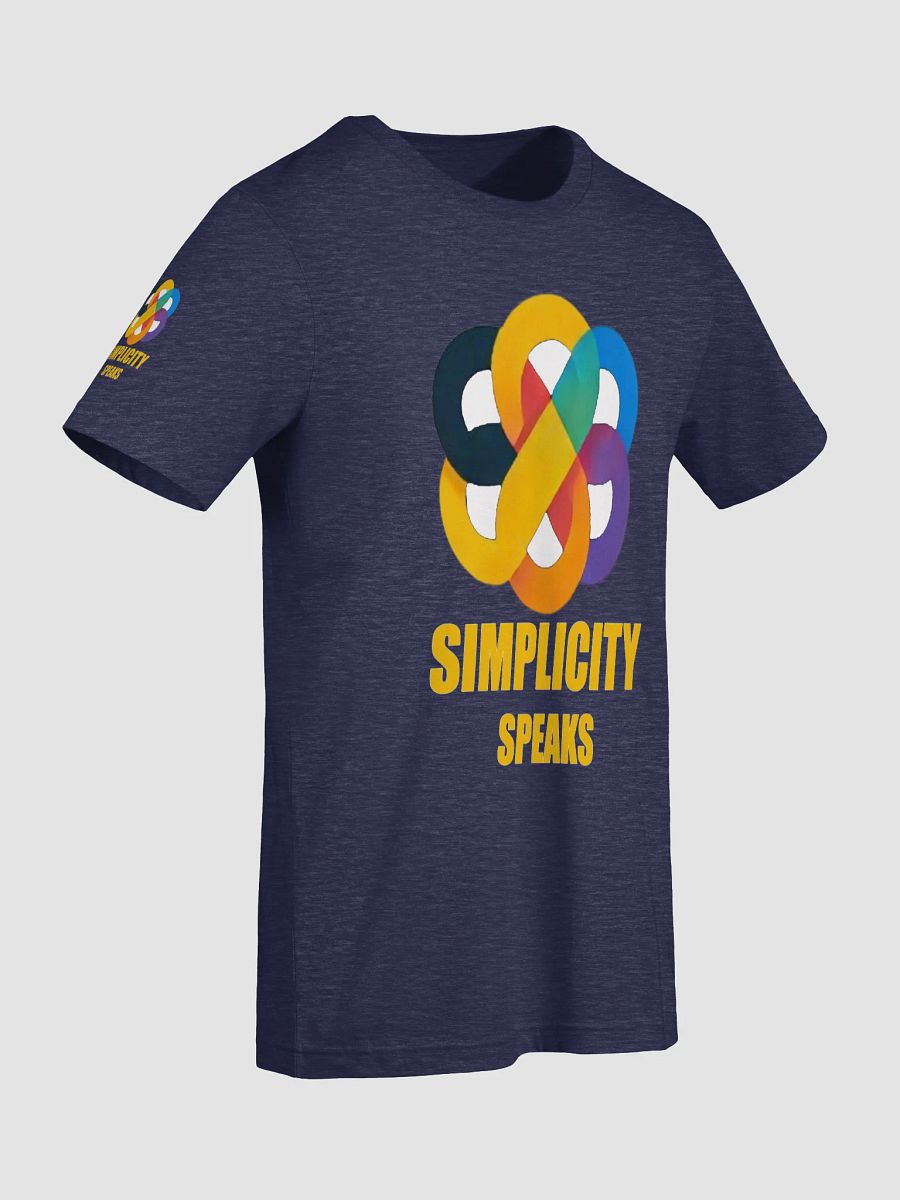 Simplicity Speaks Geometric T-Shirt product image (72)