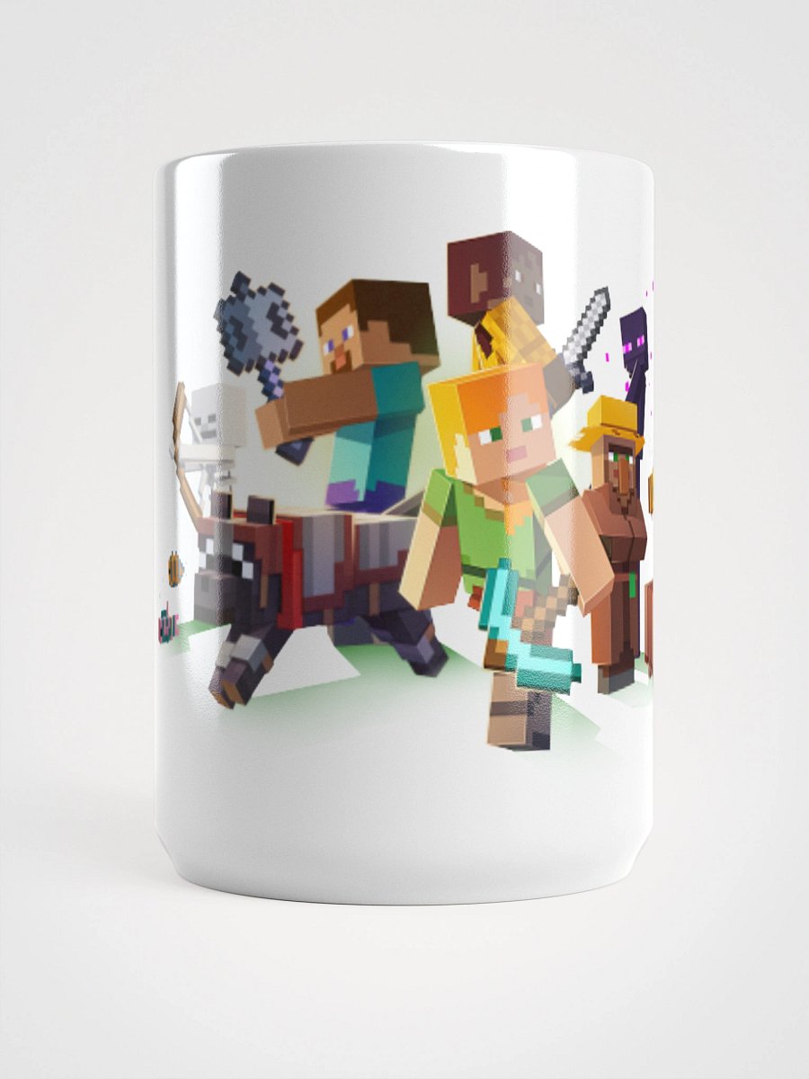 Minecraft White Glossy Mug product image (5)