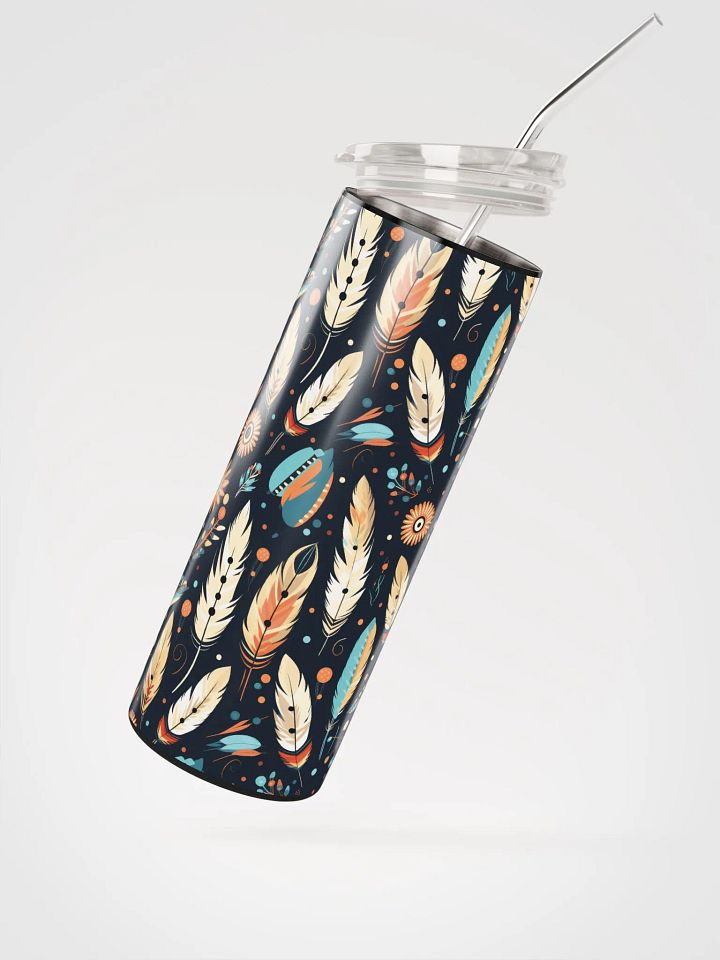 Harmonious Feathers Stainless Steel Tumbler product image (2)