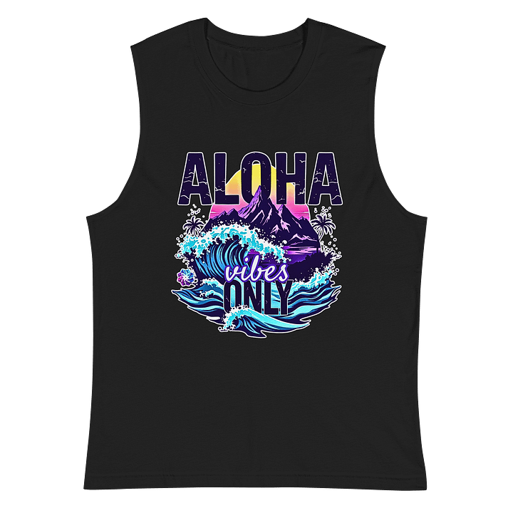 Aloha Vibes Only Muscle Tank product image (2)
