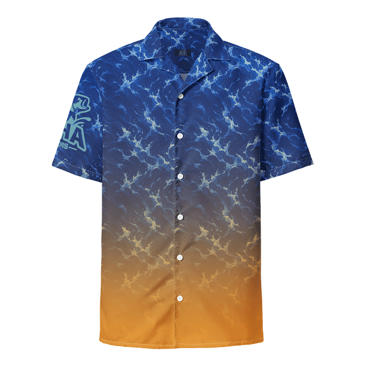Sunset WaveTrace camo UPF+ Hawaiian Shirt product image (1)