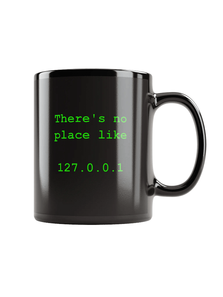 No Place Like Mug - Black product image (2)