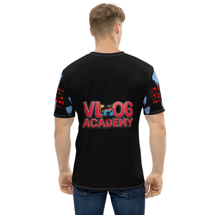 Black Vlog Academy All-Over Print Crew Neck T-Shirt product image (1)