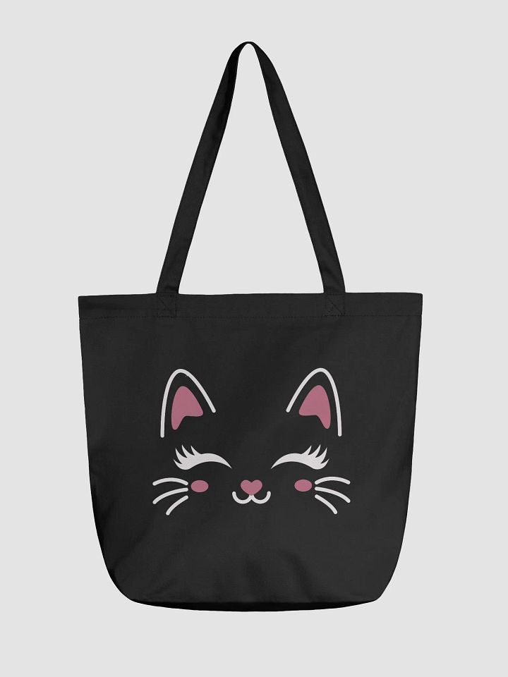 Minimalist Cat Face Eco Tote product image (1)