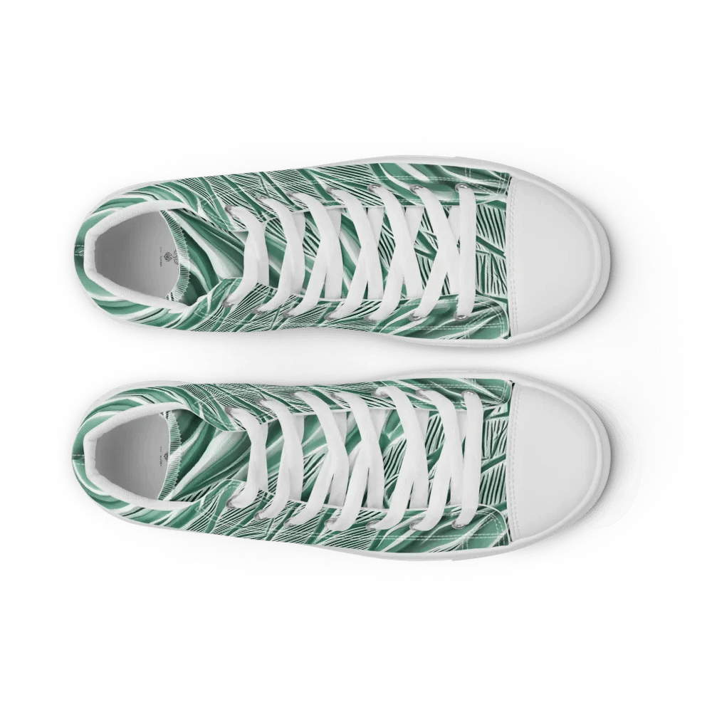 Women's Seafoam Green Abstract Animal Print High Tops product image (19)