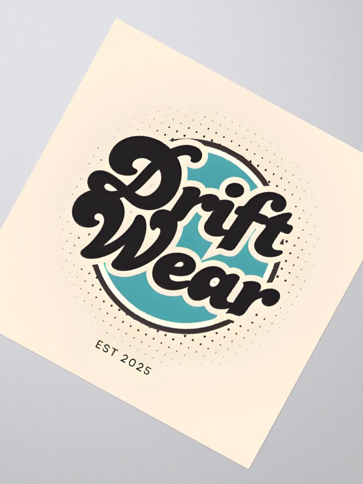 DriftWear Kiss Cut Sticker -Limited Edition product image (2)