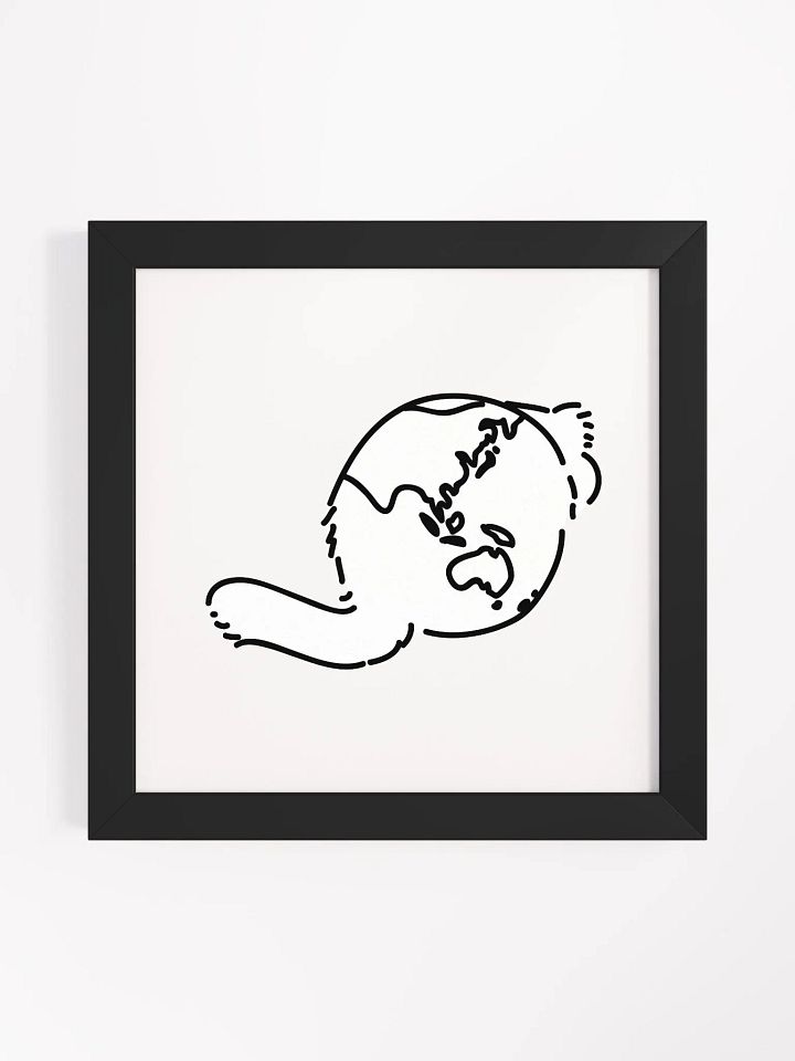 Planet Manul Asia & Oceania - Framed Print product image (3)