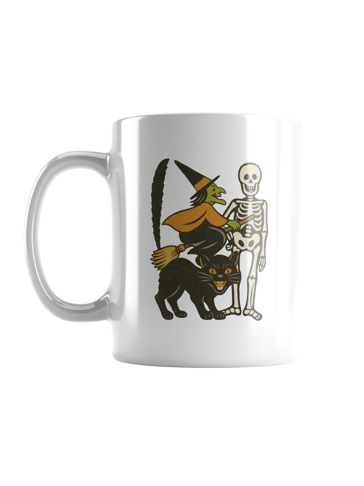 Black Cat Approved – Retro Halloween Coffee Mug product image (3)