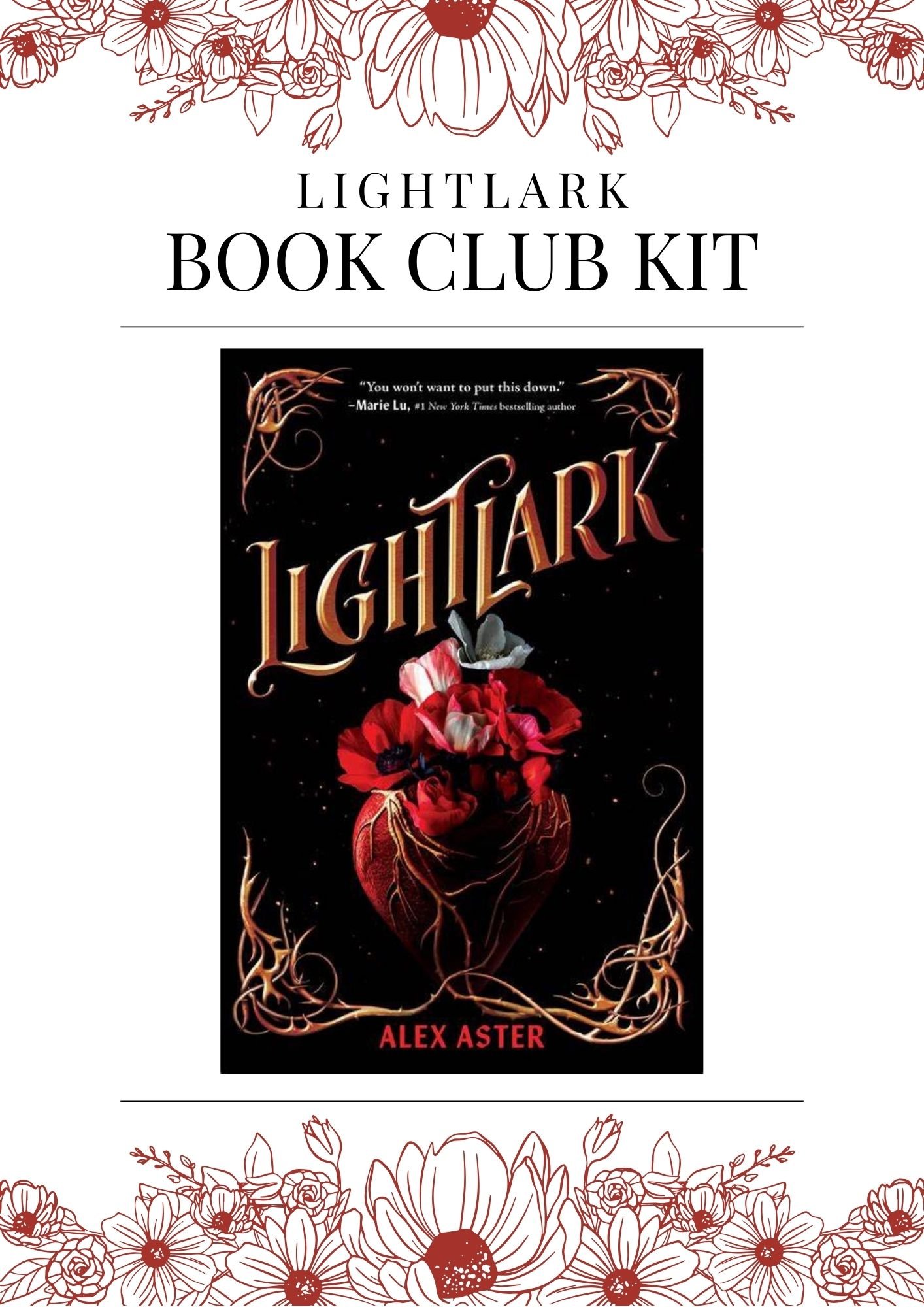 Lightlark Book Club Kit product image (1)