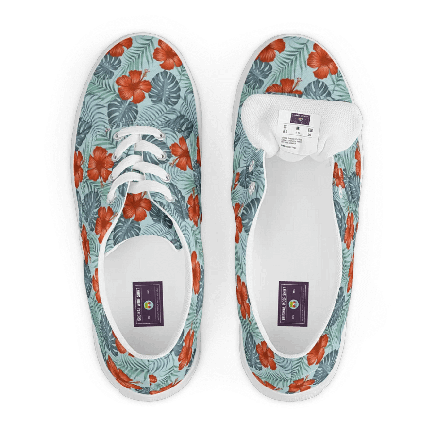 Palm Paradise | Men's Lace-Up Canvas Shoes product image (5)