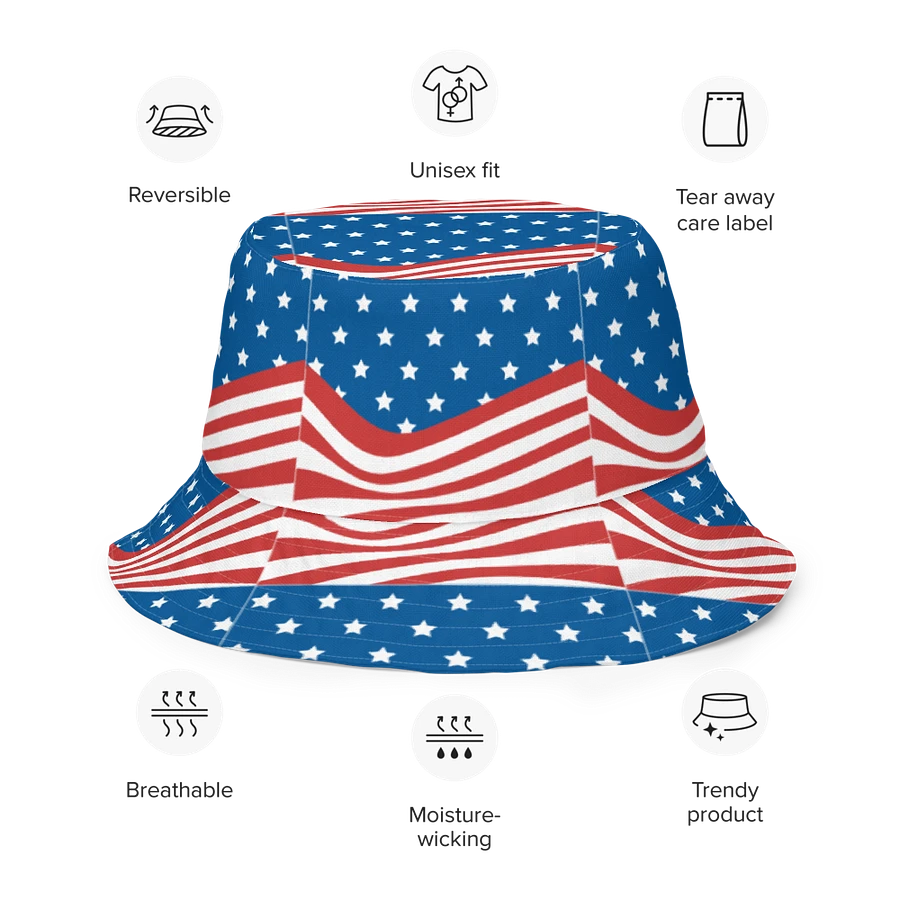 Bacon USA Reversible Bucket Hat product image (28)