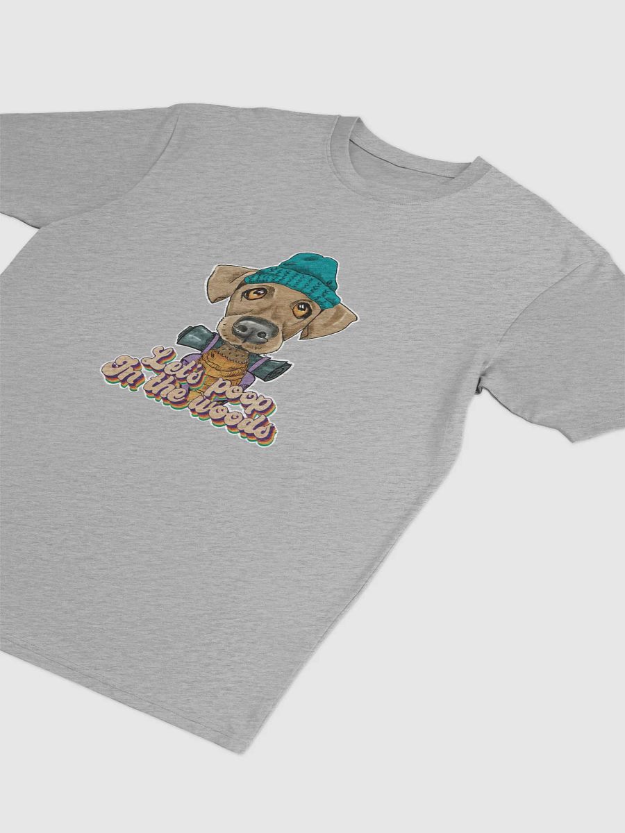Camping Dog - Let's poop in the Woods Tank - All colors Men's Shirt - Large print product image (33)