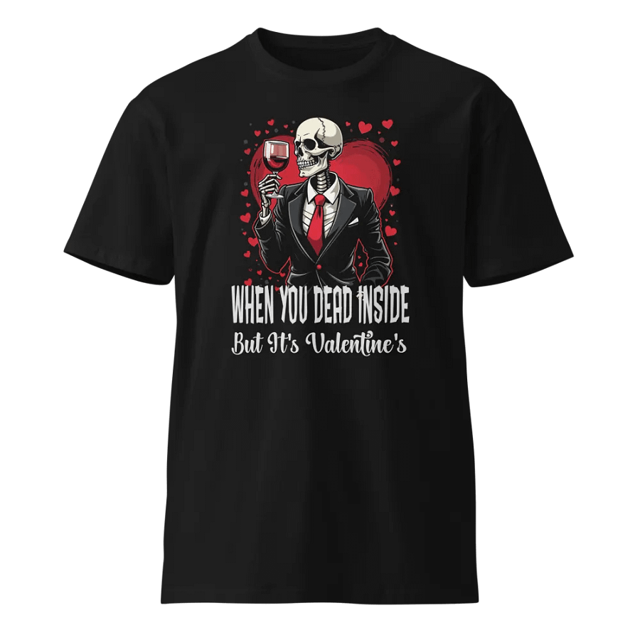 When You Dead Inside But It's Valentine's Premium T-Shirt product image (1)