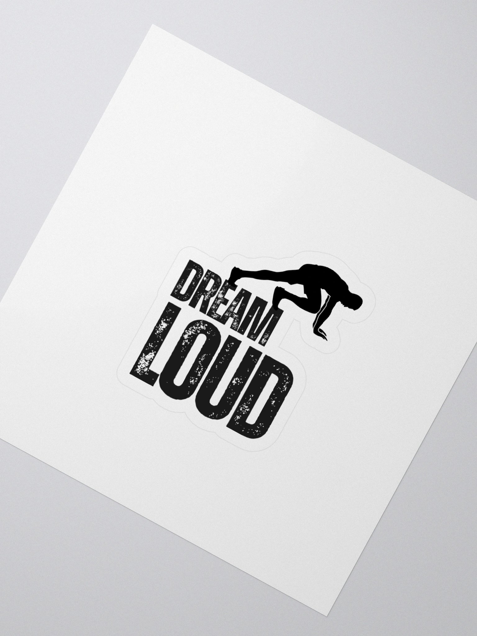 Dream Loud - Man Fitness - Sticker product image (2)