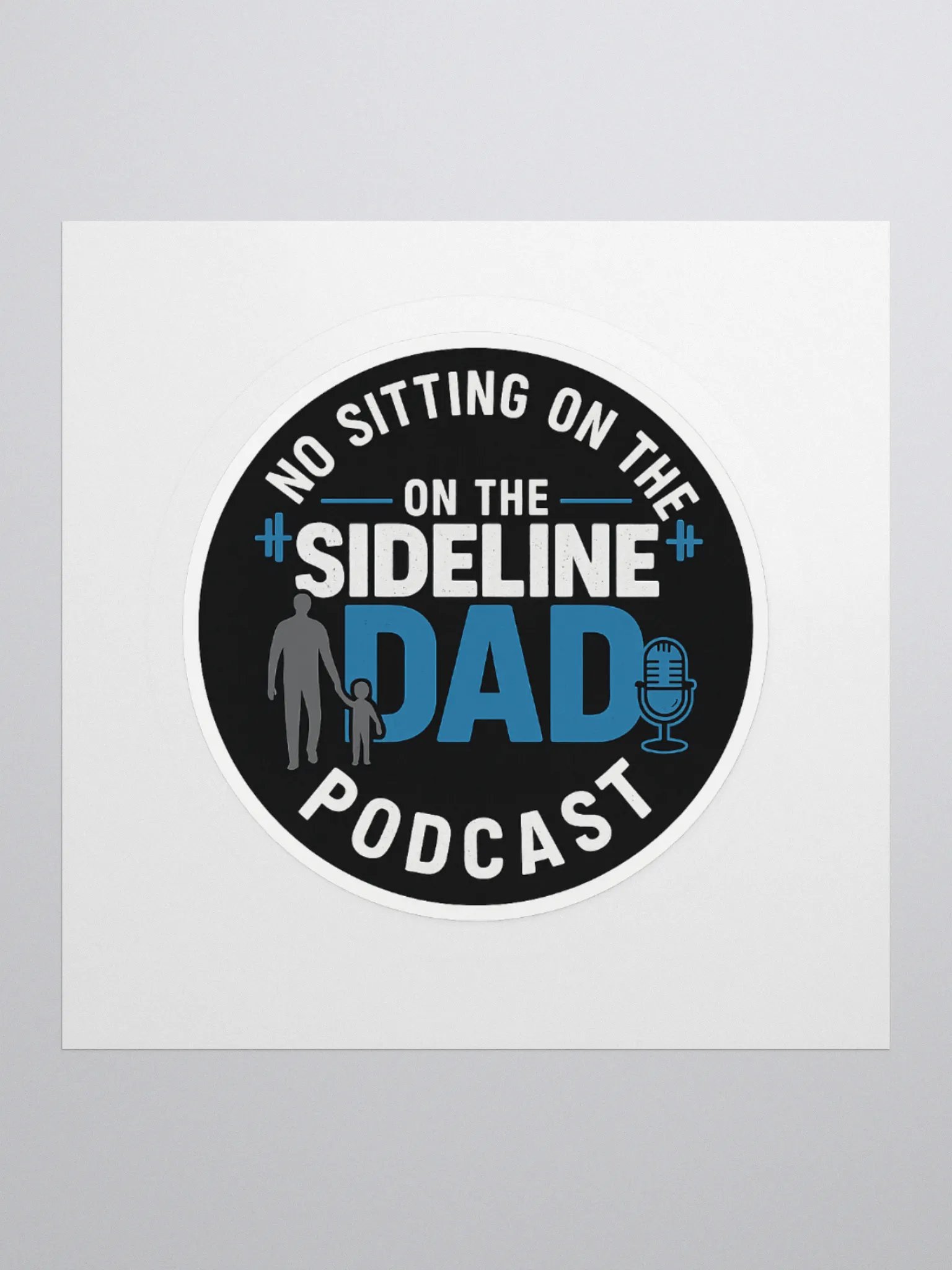 “No Sideline Dad Podcast” Premium Vinyl Sticker product image (2)