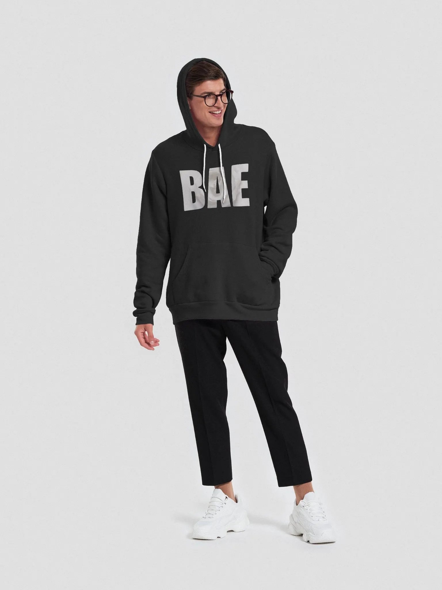 White Rose Calm Winter Hoodie product image (19)