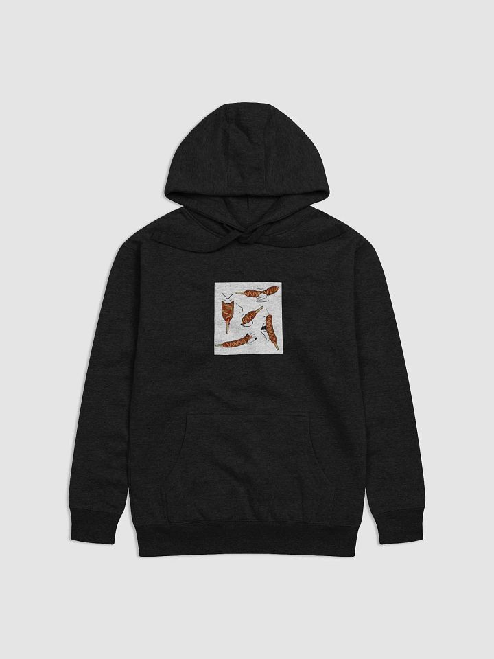 Eating Corn Dog Unisex Premium Hoodie product image (3)