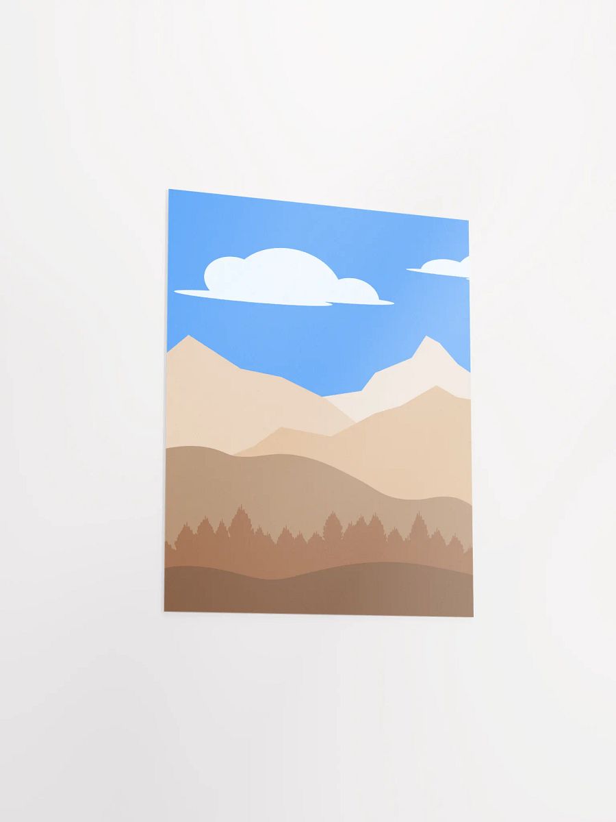 Mountain Valley Matte Paper Poster product image (17)