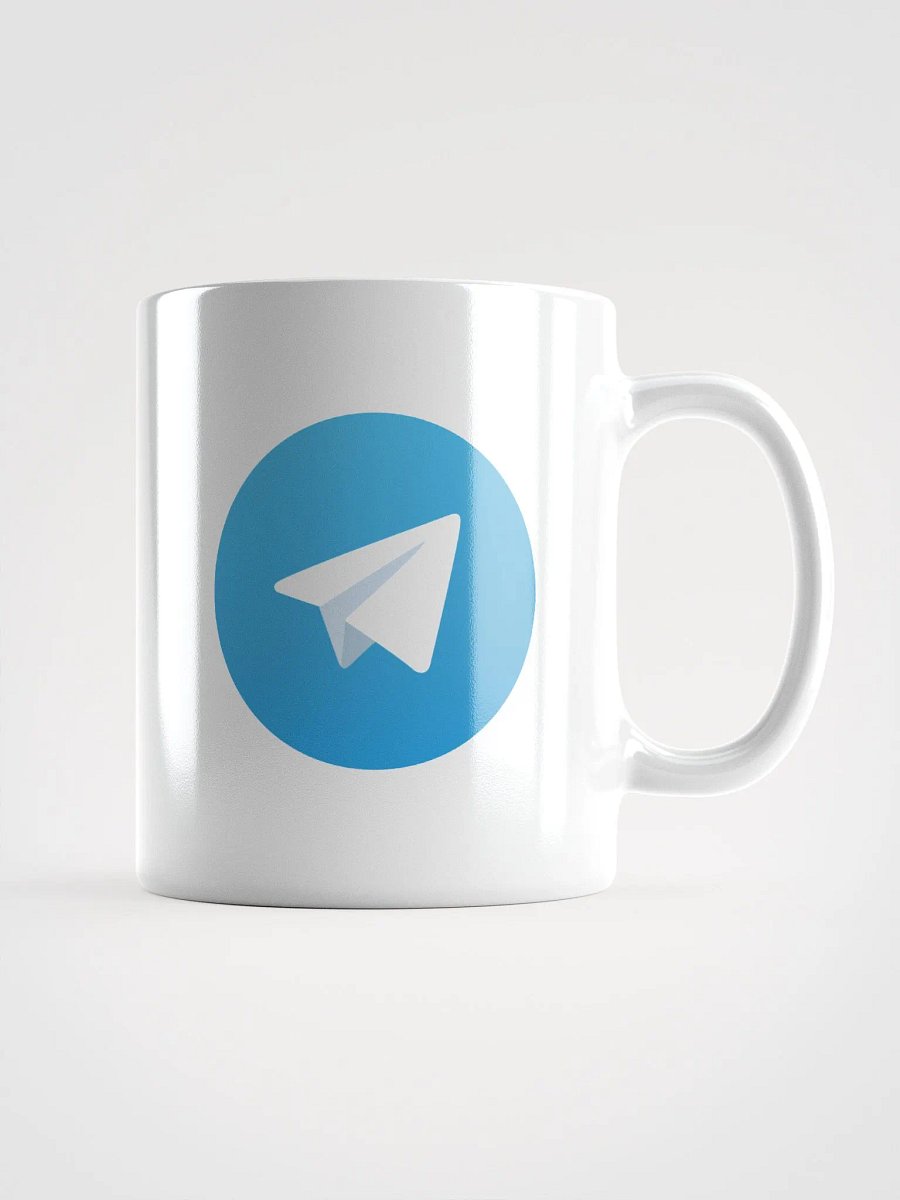 Taza con el logo Telegram Classic product image (1)