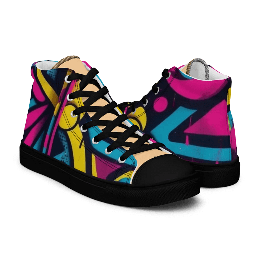 Viral Geometric Graffiti High Tops product image (11)