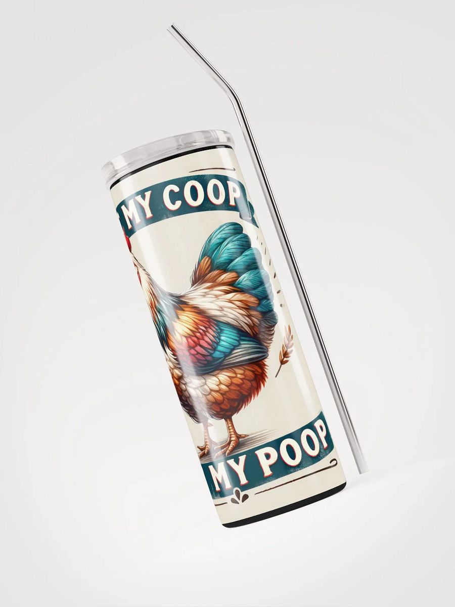 Vintage Rooster Stainless Steel Tumbler product image (4)