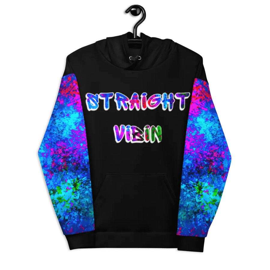 STRAIGHT VIBIN NEON COLOR FADE HOODIE product image (7)