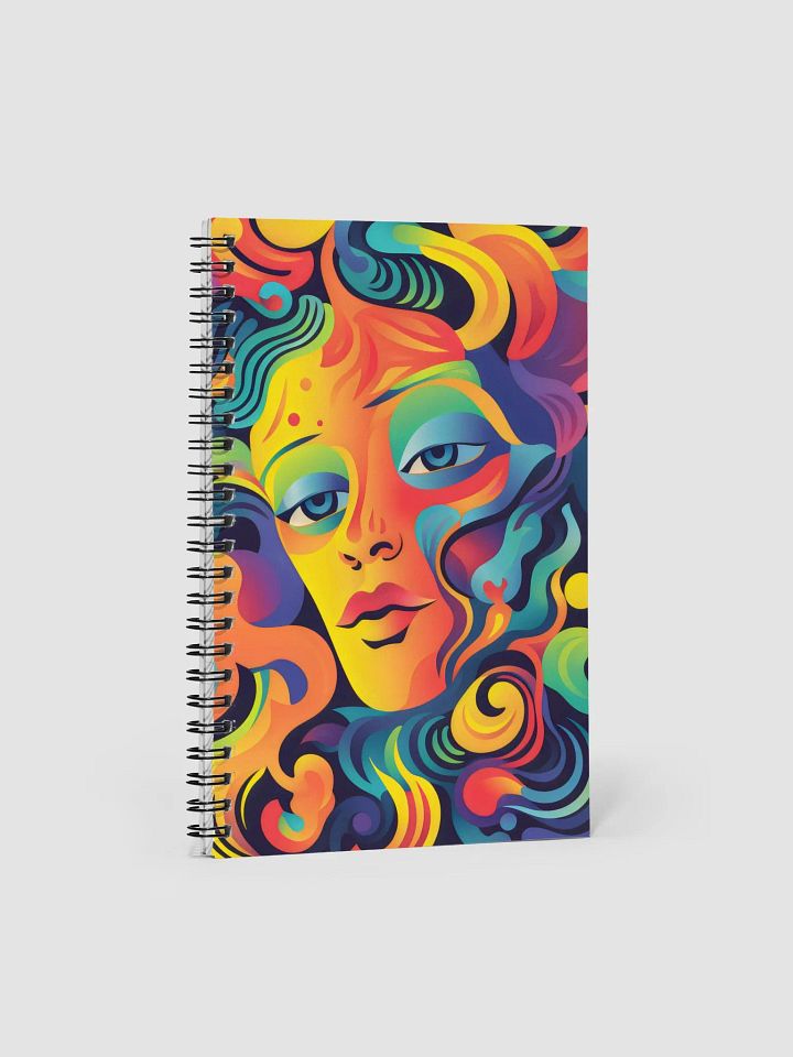 Serenity Swirls Spiral Notebook product image (1)