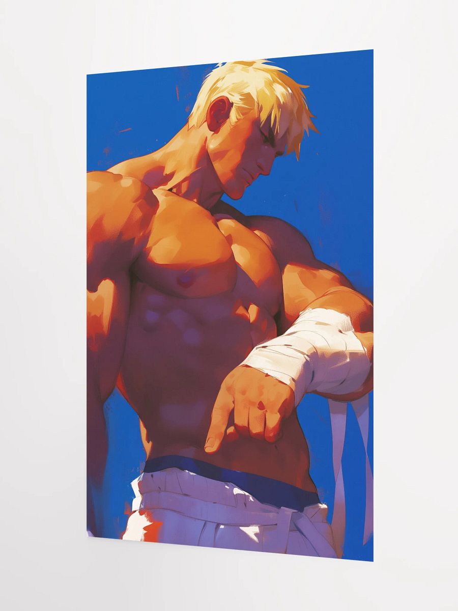 Blonde Fighter Matte Poster product image (3)