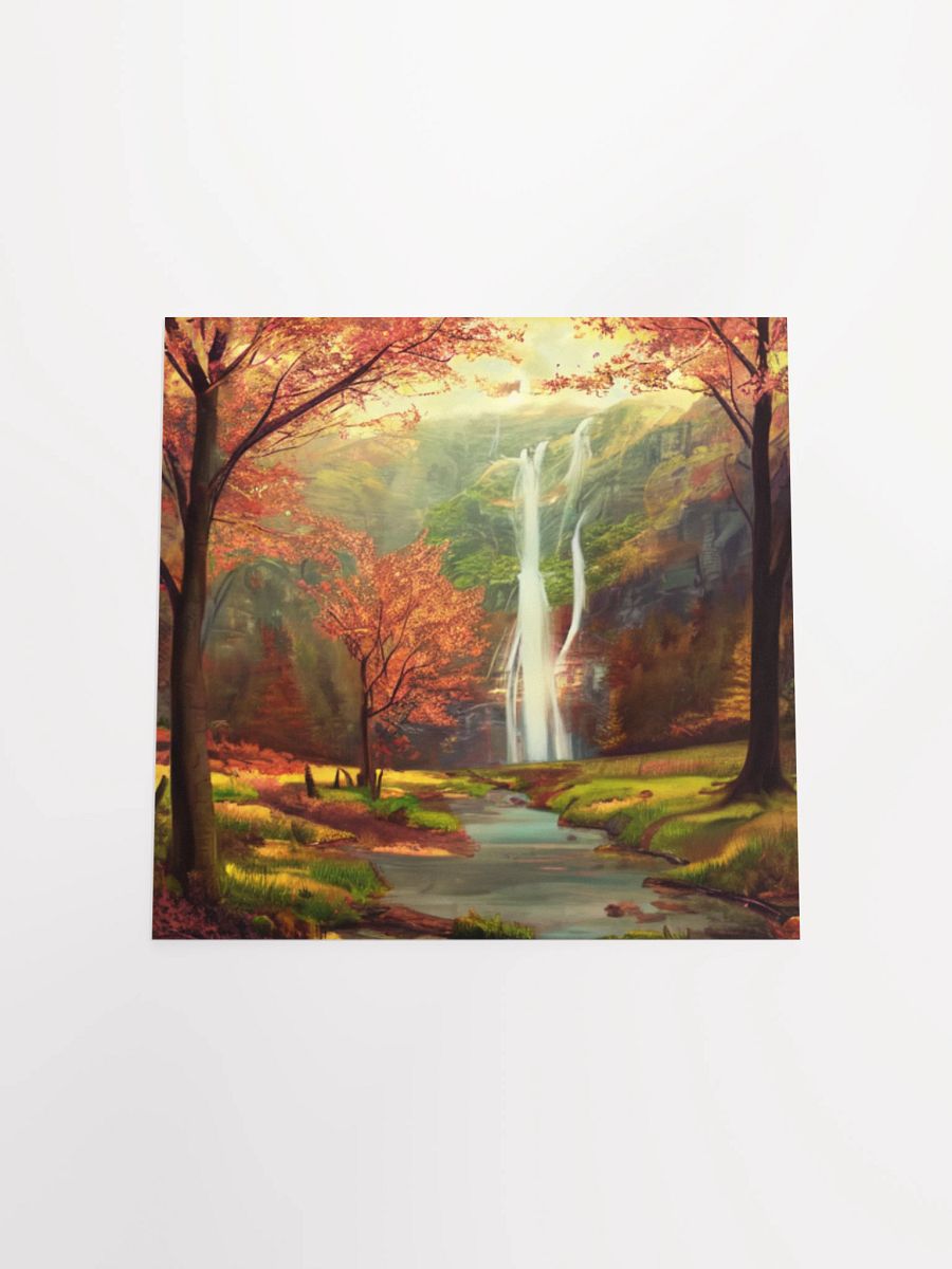 Autumn Waterfall Serenity Poster product image (16)