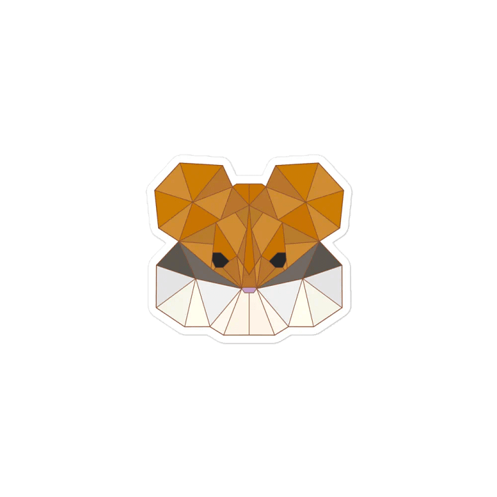 Geometric Hamster Magnet product image (1)