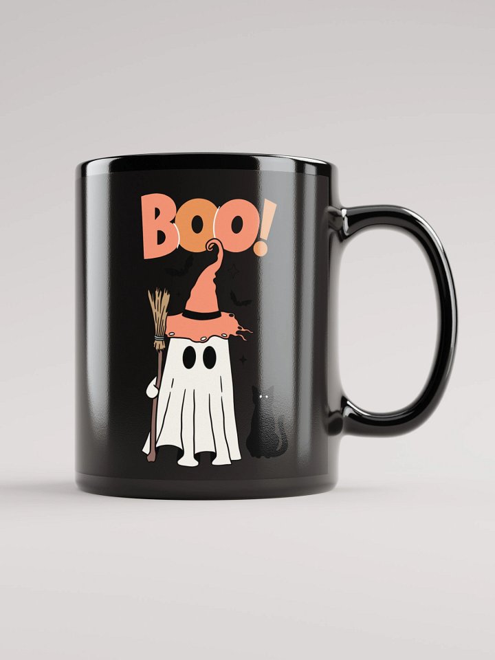 Witchy Ghost Black Mug product image (2)