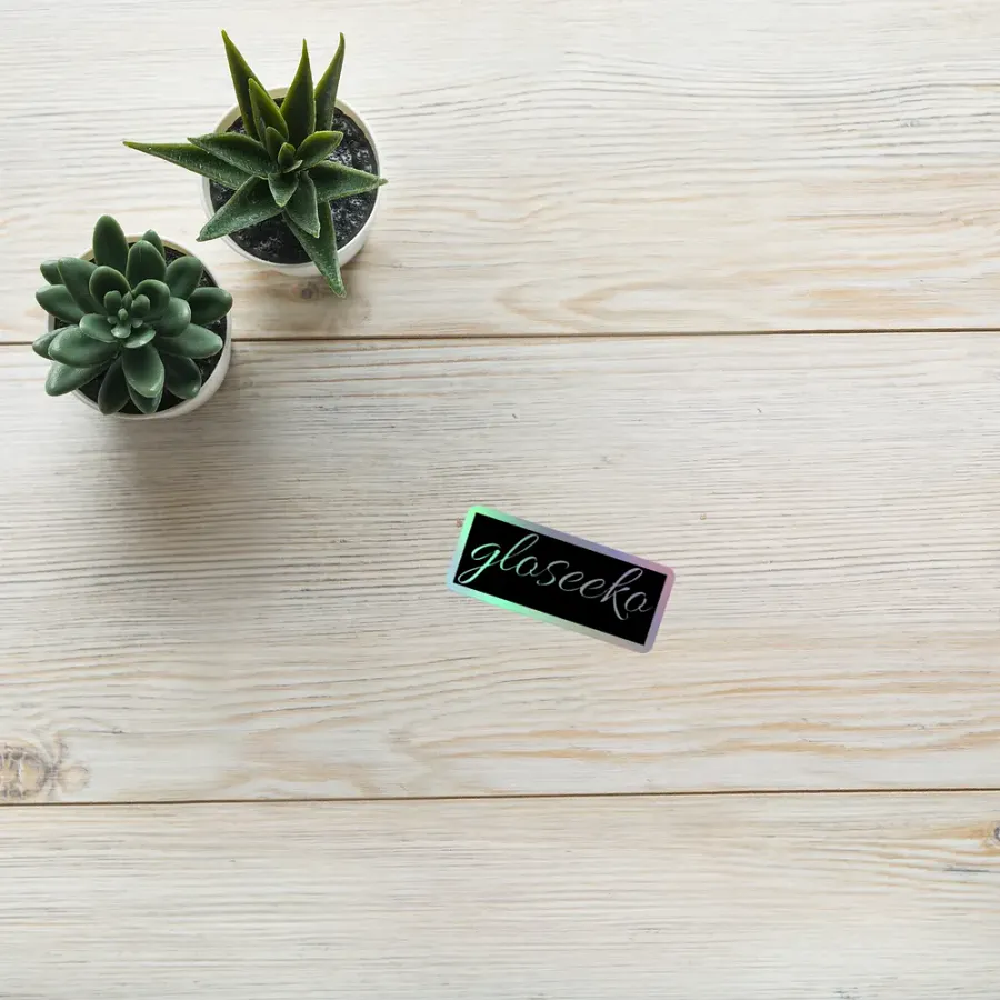 Signature Reverse Holographic Sticker product image (8)