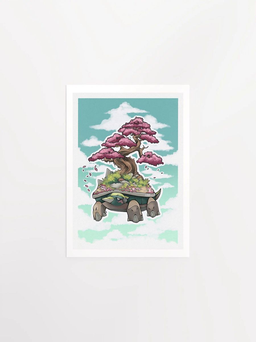 "Pink Bonsai Torterra" Matte Paper Poster product image (1)