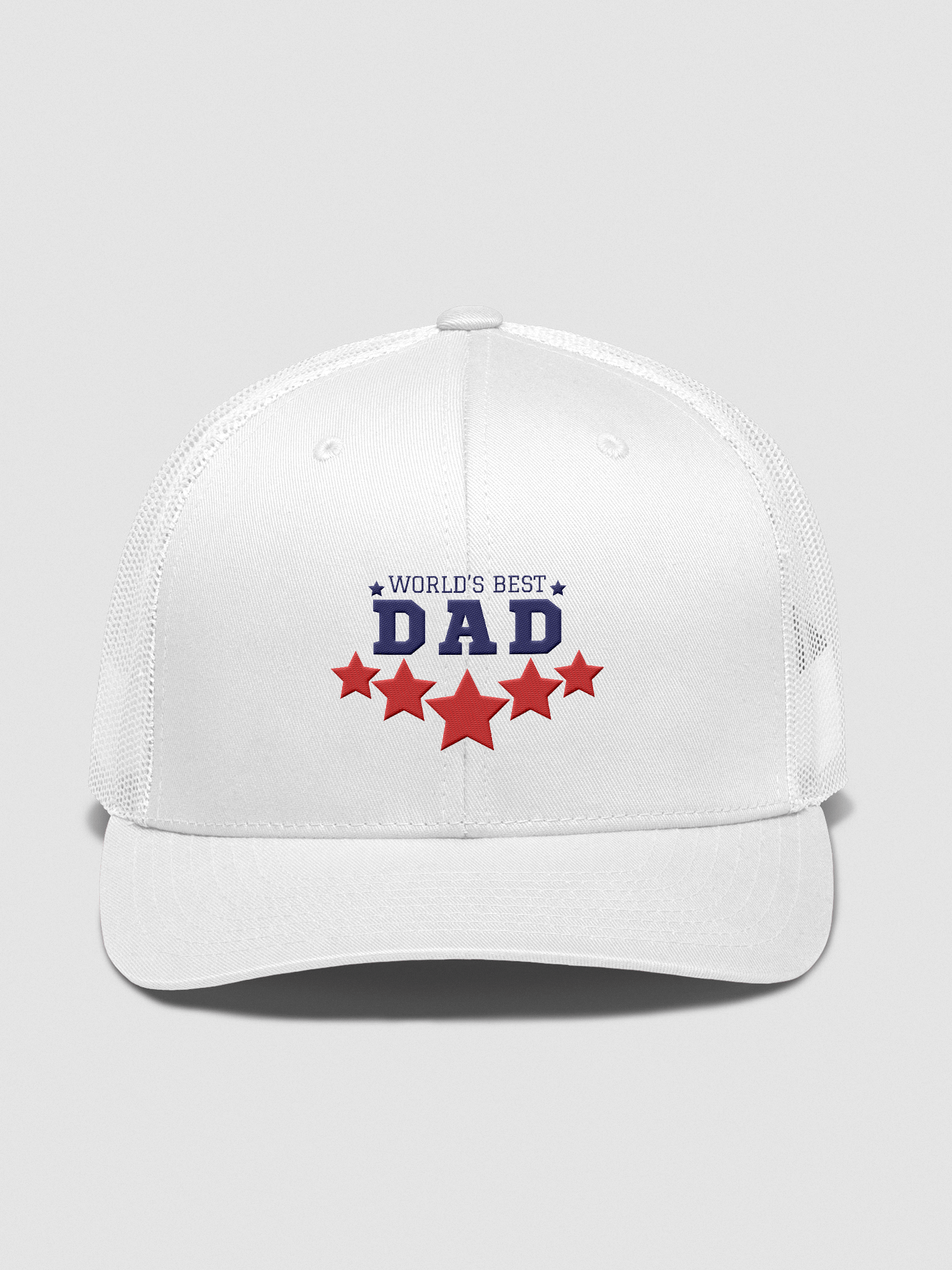 World's Best Dad Trucker Cap - Navy Lettering product image (4)