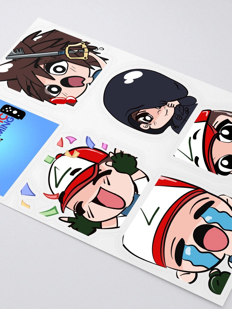 Bradtastic Ninja Variety Sticker Sheet product image (3)